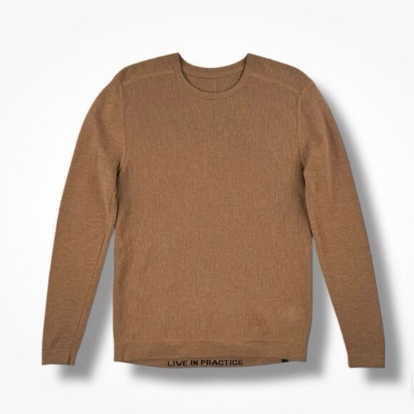 Lululemon Men's Medium Alpine Air Wool Sweater in Bark - Picture 1 of 9